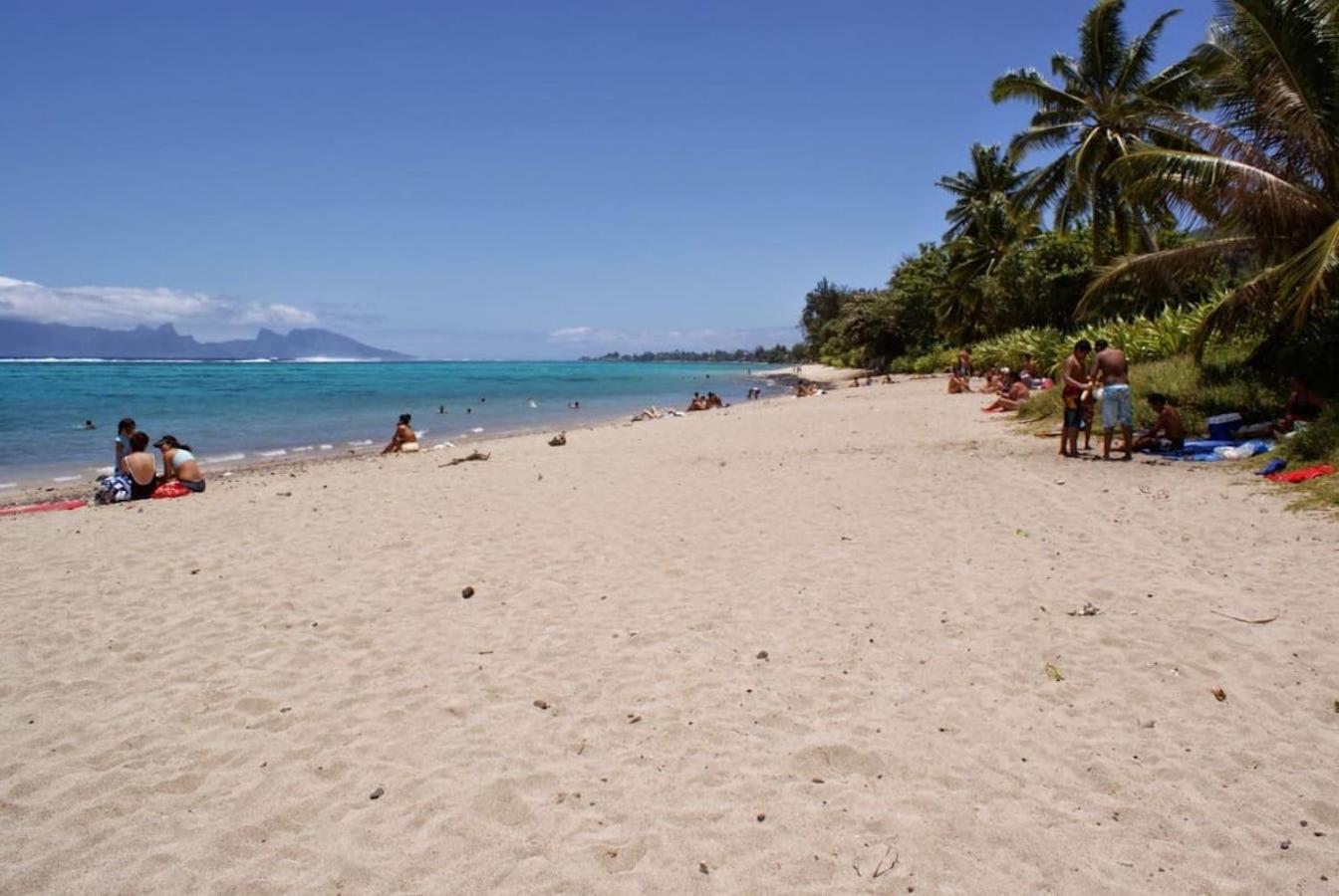 Pension Te Miti - Plage-Beach 200M - Mahana Parc & Vaiava Beach Pk18 - B&B Chambres Ou Dortoir Punaauia  Екстер'єр фото