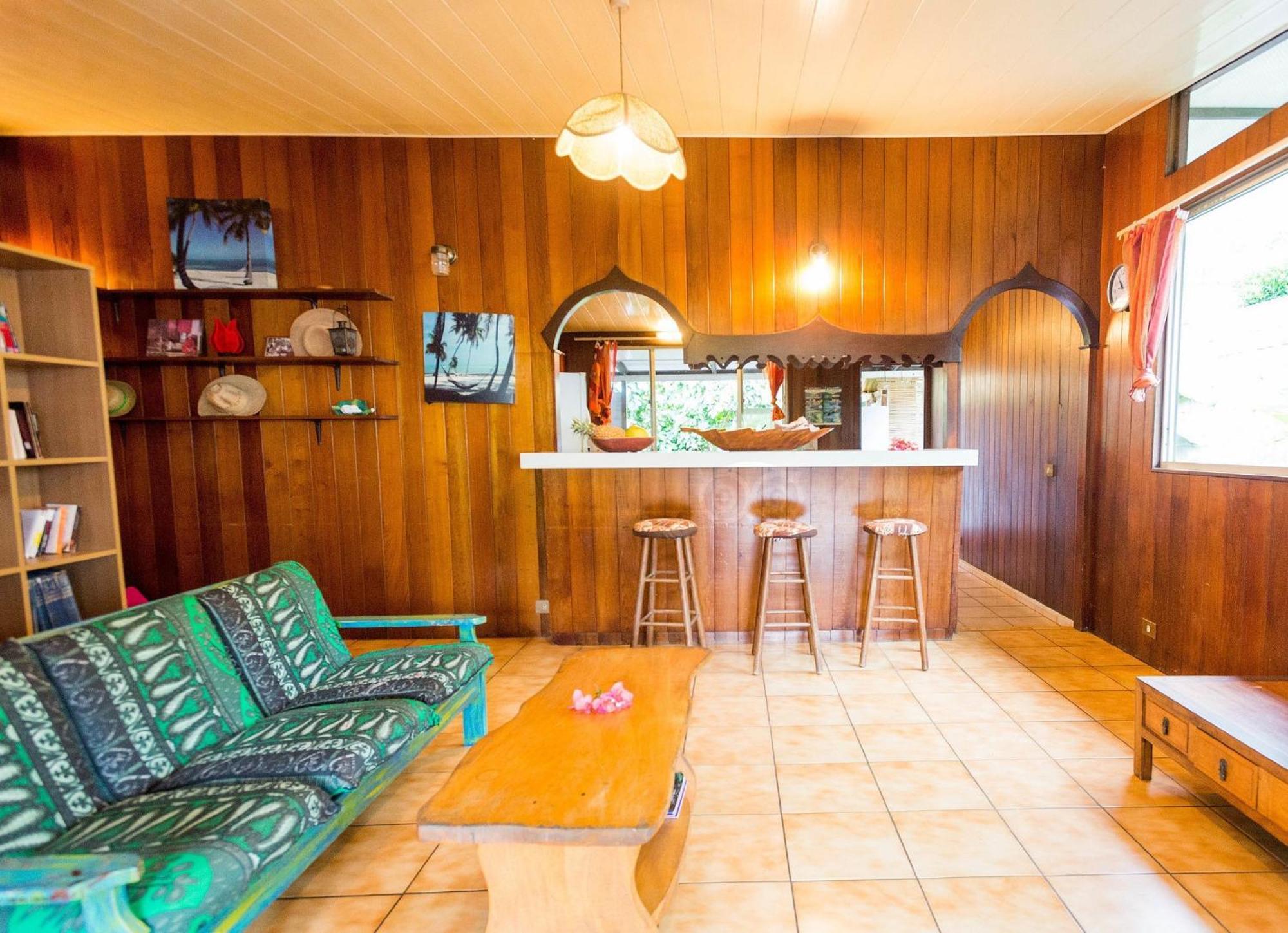 Pension Te Miti - Plage-Beach 200M - Mahana Parc & Vaiava Beach Pk18 - B&B Chambres Ou Dortoir Punaauia  Екстер'єр фото