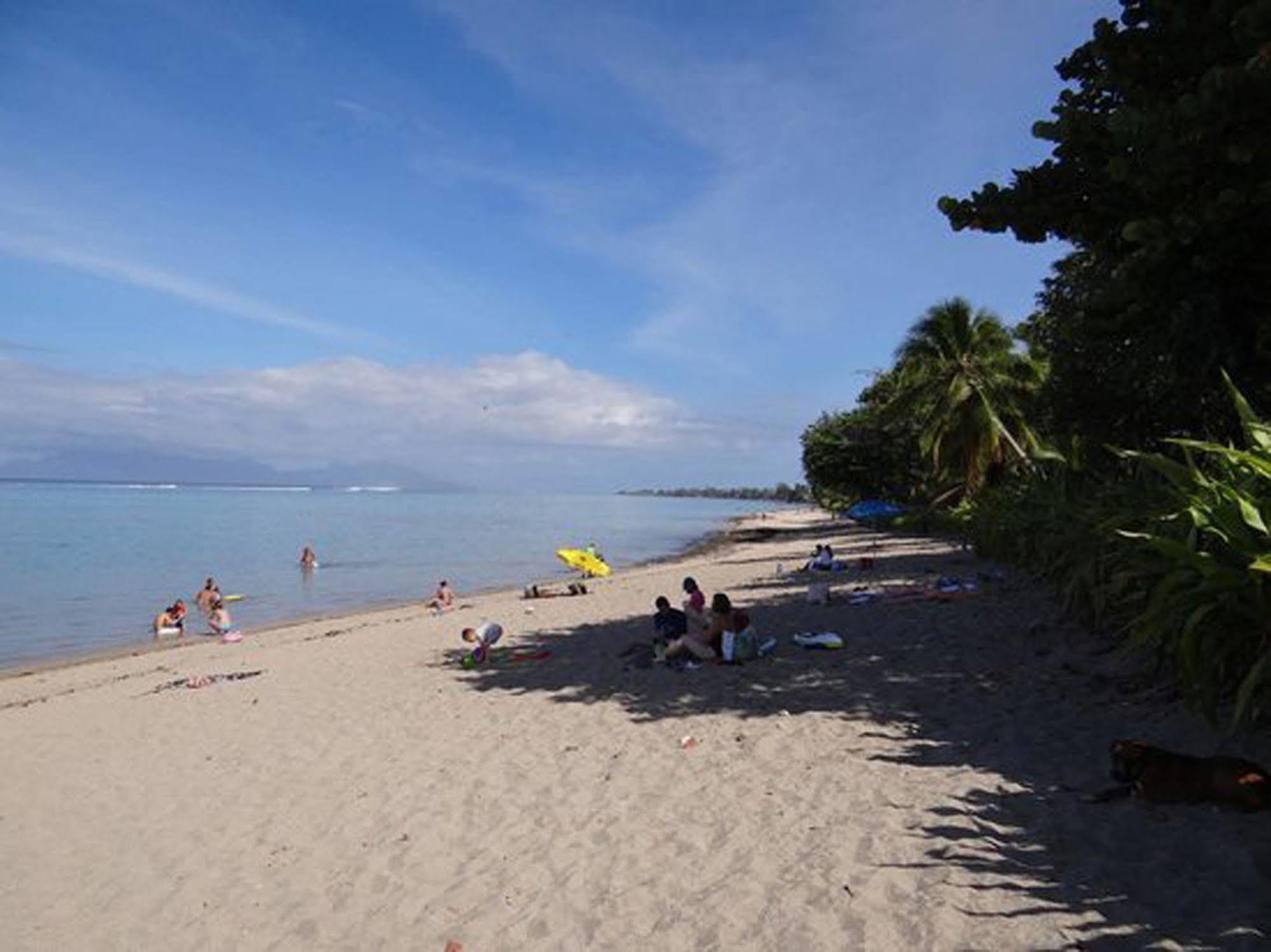 Pension Te Miti - Plage-Beach 200M - Mahana Parc & Vaiava Beach Pk18 - B&B Chambres Ou Dortoir Punaauia  Екстер'єр фото